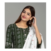 Lee Moda - Green Straight Rayon Women's Stitched Salwar Suit ( Pack of 1 ) - L