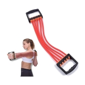 Chest Developer Chest Expander Chest Exerciser Multi Function Exerciser Gym Equipment, Pack of 1 - Red