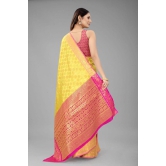 Silk Zone Women's Banarasi Silk Woven Saree With Unstiched Blouse Piece