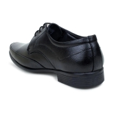 Action Office Artificial Leather Black Formal Shoes - None