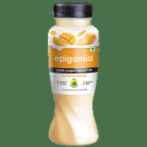 Epigamia Greek Yogurt Smoothie - Alphonso Mango, 180 Ml Bottle