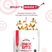 Nutraj Snackrite Roasted and Salted Cashew 150gm 150g