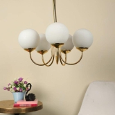 ELIANTE Fabulous Iron Chandeliers Gold for Home for Living Room, Bedroom, Dining Room, Kitchen