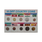 Hop n Shop - Hop n Shop World 10 Coins Set from 10 Different Countries with Beautiful Display Sheet Collectible 10 Numismatic Coins