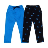 DIAZ Kids Cotton printed Trackpant/Trousers/Lower Combo pack of 2 - None