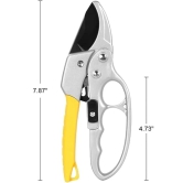 KIT & CO Gardening Scissor SK-5 Steel Blade Sharp Anvil Pruning Shears Cutter Garden Green Shears Sharp Cutter Hand Pruner Heavy Duty Gardening Cutter Tool Tree Trimmers Secateurs Plant Branch Cutter