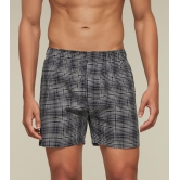 Checkmate Combed Cotton Boxers Monochrome L