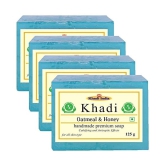 Premium Khadi Oatmeal & Honey Soap 500 g Pack of 4