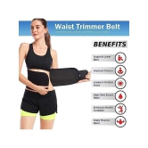 HORSE FIT Tummy Trimmer Double Spring with Sweat Slim Belt Combo Weight Loss, Belly Fat Burner, Fitness Equipment for Men & Women Home Gym-Abs Exerciser-Slim Belt - Assorted