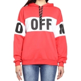 PPTHEFASHIONHUB Fleece Womens Hooded Sweatshirt ( Red ) - None