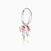 Silver Sweetie Belle Unicorn Kids Earrings (4-12 yrs)