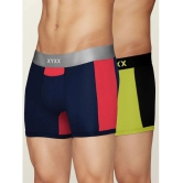 XYXX - Multicolor Modal Mens Trunks ( Pack of 2 ) - None