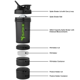 Spike Pro Protein Shaker Black