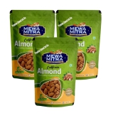 Mewa Mitra Natural and Fresh Almonds | Quality Badam Giri | Rich in Protein and Increase Stamina | Real Nuts | Healthy Dry Fruits| (Pack of 3) 600 gram