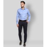 Inspire Clothing Inspiration - Blue Polycotton Slim - Fit Men''s Formal Pants ( Pack of 1 ) - None