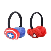 thriftkart Kids Superheroes Winter Warm Earmuffs For Ear Protection (Assorted SuperHero Design, Pack of 2PC) - None