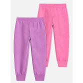 Trampoline Pack of 2 Girls Cotton Blend Trackpants ( Colors ) - None