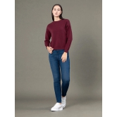 RedTape Round Neck Solid Sweater for Women |  Everyday Comfort