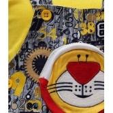 Balloons - Yellow Cotton Dungarees For Baby Boy ( Pack of 1 ) - 0-6 Months