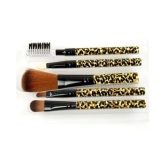 FOK Set of 5Pc Premium Quality Complete Makeup Brush Kit Synthetic Blusher Brush 5 Pcs 20 g