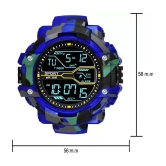 Hala - Blue PU Digital Men's Watch