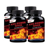 HMV Herbals XXX Power Gold Capsules for Men Herbal Capsule 30 no.s Pack Of 4