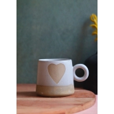 Rustic Heart Mugs-Set of Four