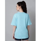 AKTIF Blue Cotton Blend Womens T-Shirt ( Pack of 1 ) - None