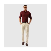 IVOC - Maroon 100% Cotton Slim Fit Mens Casual Shirt ( Pack of 1 ) - None