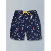 PLUM TREE - Light Blue Cotton Boys Shorts ( Pack of 2 ) - None