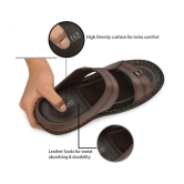 softio Brown Flip Flops - 7