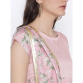 Women Pink Solid Anarkali Kurta