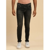 HJ HASASI Slim Fit Acid Wash Mens Jeans - Black ( Pack of 1 ) - None