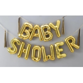 Baby Shower Foil Banner Baby Shower Decoration Items Baby Shower Decorations (cardstock) | Pregnancy Photoshoot Material (10pc Set)