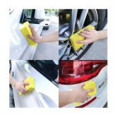 HOMETALES - Car Cleaning Combo Of Wet & Dry Cleaning Microfiber Mini Duster , Cellulose Sponge And Feather Duster for car accessories( Pack Of 3 )