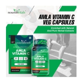 NourishVitals Amla Vitamin C with Tannins > 25% Pure Herbs, 500 mg Amla Extract 60 Veg Capsules (Pack Of 3)