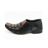 IndiForce Black Leather Sandals - 9