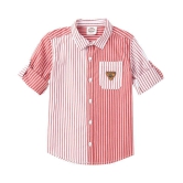 Cub McPaws Boys Striped Casual Multicolor Shirt - None