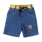 Cremlin Clothing - Blue Denim Boys Shorts ( Pack of 1 ) - None