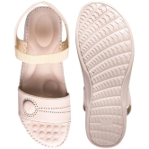 Shoetopia Peach Womens Flats - None