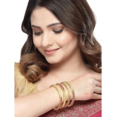 Sukkhi Gold Bangle Set ( Pack of 4 ) - None