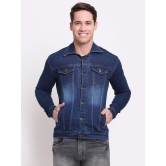 Rodamo Men Blue Washed Colourblocked Denim Jacket