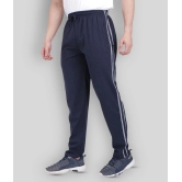 Neo Garments - Navy Blue 100% Cotton Mens Trackpants ( Pack of 1 ) - L