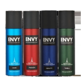 ENVY Dark + Passion + Gravity + Thrill Deodorant Combo -480ml