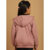 MINI & MING Girls Solid Hooded Sweatshirt