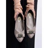 Stylestry Gray Womens Casual Ballerinas - None