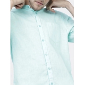 Ketch 100% Cotton Slim Fit Solids Full Sleeves Mens Casual Shirt - Teal ( Pack of 1 ) - None