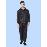 PPTHEFASHIONHUB Black Polyester Mens Raincoat ( Pack of 1 ) - 3XL