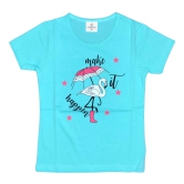 GIRLS T SHIRTS-7-8 Years / Light green