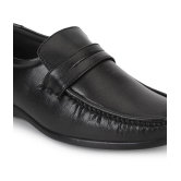 UrbanMark Men Ultimate Comfort Faux Leather Easy Slip-On Formal Shoes without Lace - Black - None